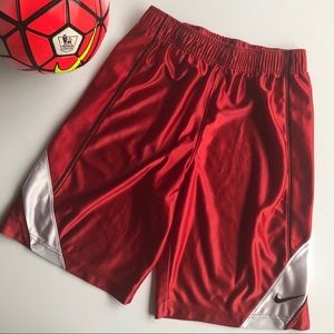 Nike youth red basketball shorts size Medium